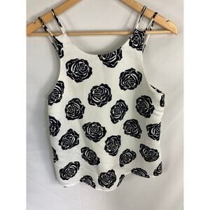 Cooper & Ella Floral Print Strappy Tank Size Small
